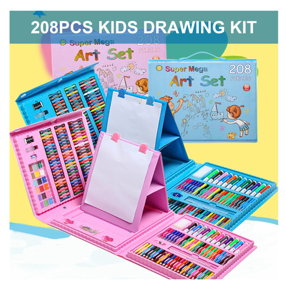 Set De Arte Maleta 208 Piezas Para Niños